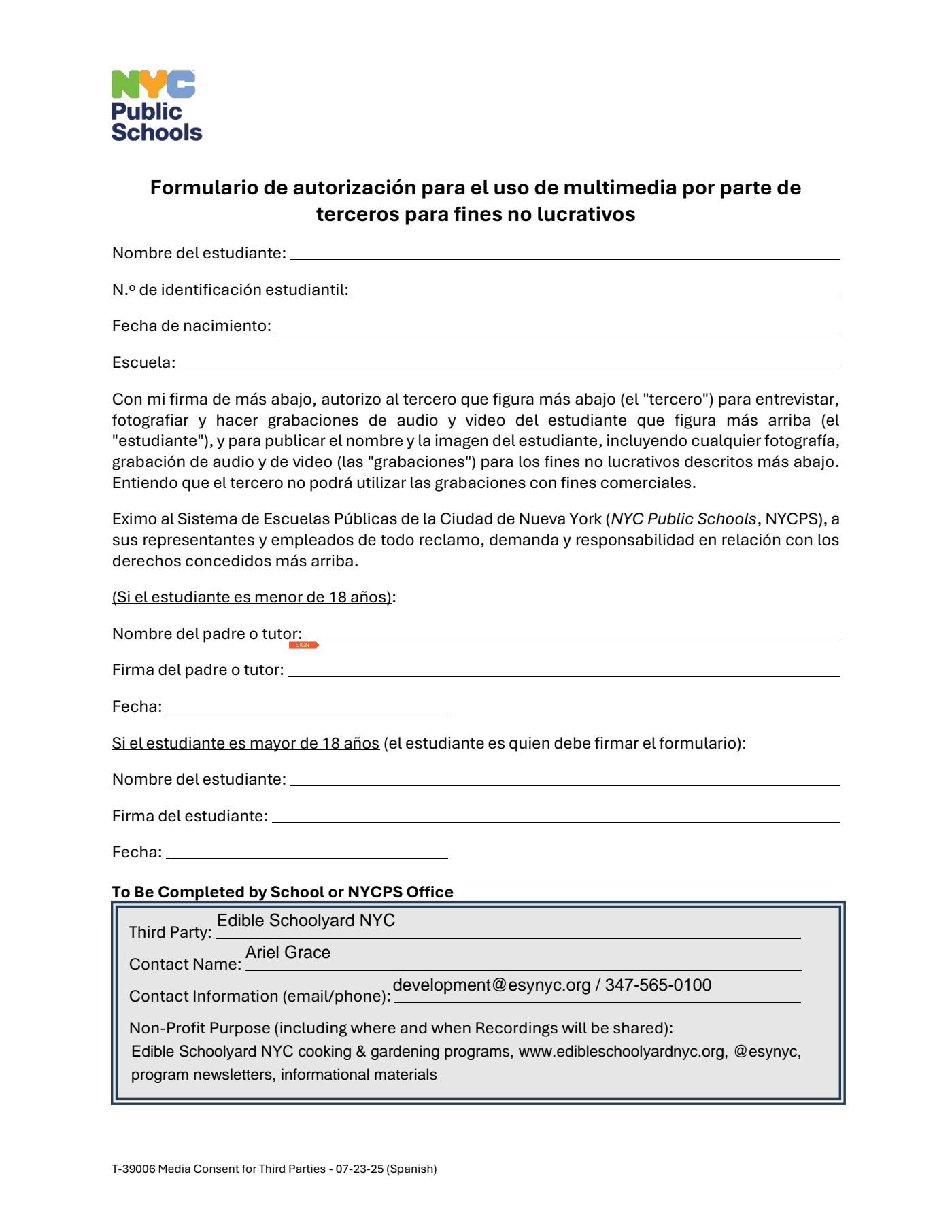 esynyc-media-consent-spanish-foxit - Page 1